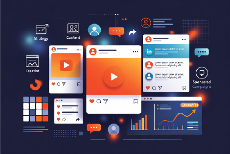 Illustration Social Media & Contenu